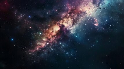 Fototapeta premium milky way in space.