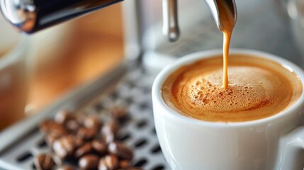 A Freshly Brewed Espresso Shot