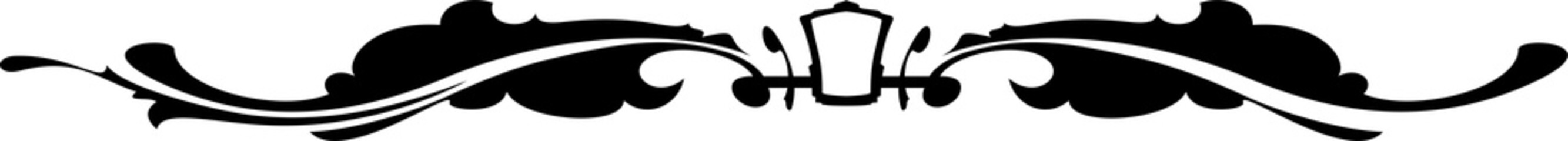 Calligraphy ornamental decorative vintage heraldic design element. 