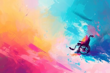 abstract background for Spinal Cord Injury Awareness Day 