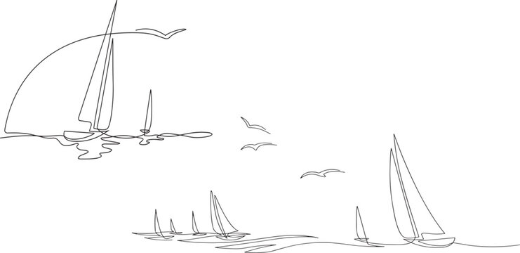 One continuous line drawing of paper boat. Origami ship concept for success leadership of business in simple linear style.