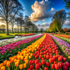 free photo field covered in the grass and trees