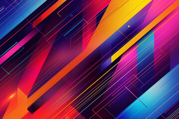abstract background with lines, Immerse yourself in a world of vivid geometry with this mesmerizing visual featuring a bright modern abstract background
