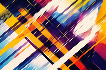 abstract background with lines, Immerse yourself in a world of vivid geometry with this mesmerizing...