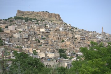 Fototapeta na wymiar view of old mardin town