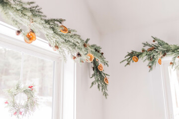 Christmas window decorations