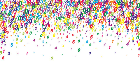 Fototapeta premium Concept of school background. Colorful childish