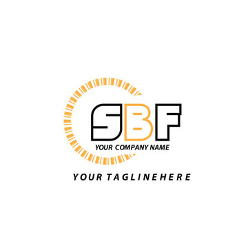 SBF letter logo creative design with vector graphic, SBF simple and modern logo. SBF luxurious alphabet design. SBF vector logo