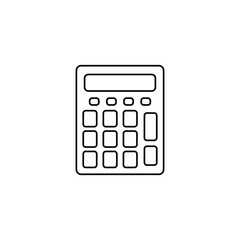 calculator icon or logo isolated sign symbol vector illustration - high quality black style vector icons
