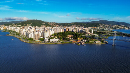 Orla de Florianópolis, Santa Catarina.