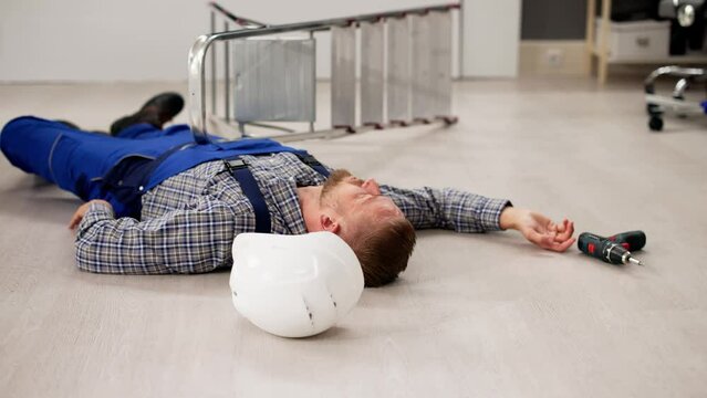 Handyman Injured After Falling From Ladder