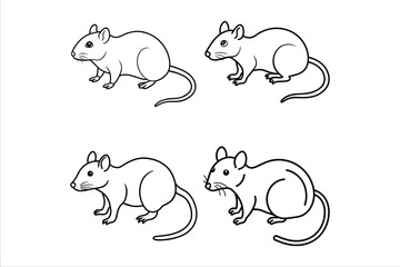 Mouse set Art & Illustration