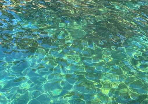 Amazing sea watercolor green emerald blue clear aqua