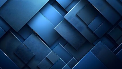 Sapphire Blue Abstract Background with Geometric Shapes and Metallic Shine. Concept Abstract Backgrounds, Sapphire Blue, Geometric Shapes, Metallic Shine