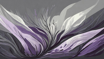 Abstract gray with lavender background, illustration. 
