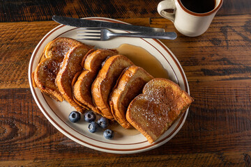Overhead view of French Toast