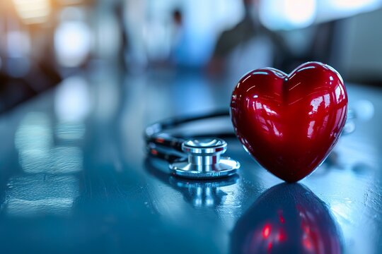 poster for world hypertension day, would Hypertension Day Background with heart and stethoscope.  