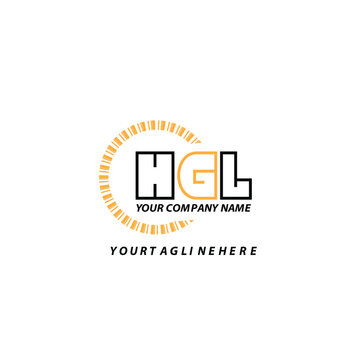 HGL letter logo creative design with vector graphic, HGL simple and modern logo. HGL luxurious alphabet design. HGL vector logo