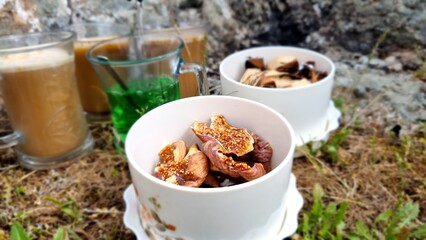 coffee with fig