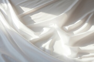 White backgrounds sheet silk