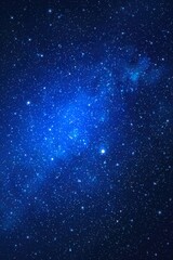Obraz premium Night starry sky. Space blue background. Milky Way, stars and nebula