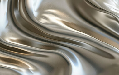Liquid silver metal background
