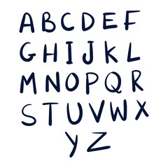 English alphabet scribbles. Hand Drawn Alphabets Scribble Set Vector. Alphabets Doodle Drawing. 