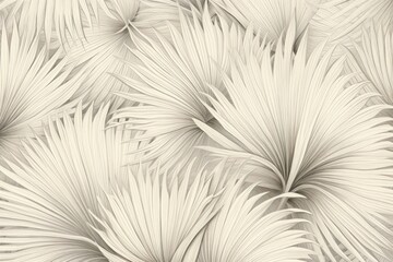 Monotone palm leaves wallpaper pattern backgrounds texture flower.