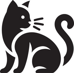 Cute Cat Vector Art, Icons