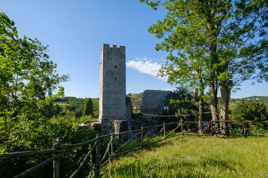 Momljanski ka&scaron;tel castle in Istria Croatia