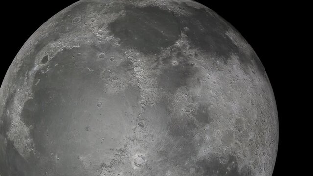 Moon is rotating