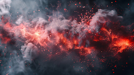 fire and smoke background