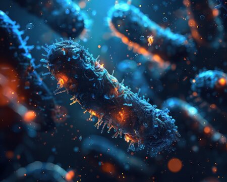 The bacterial virulence is heightened by the dense polysaccharide layers that cloak and protect the organism from immune detection