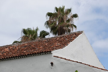 Altes spanisches Dach