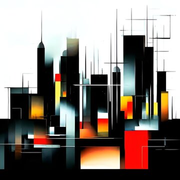 Rhythmen der Gro&szlig;stadt. Abstrakter Hintergrund f&uuml;r Design 8.