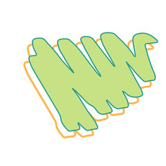 Fototapeta premium Geometric And Halftone Object