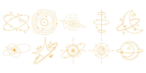 Minimalist Cosmic Vintage