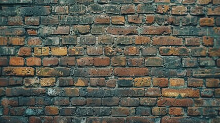 Fototapeta premium A clock on a brick wall