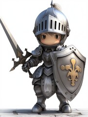 Cute knight character