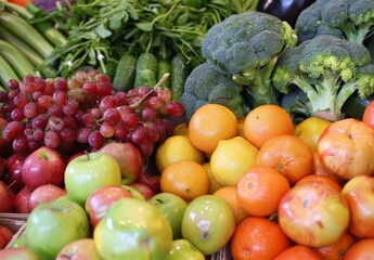 Fresh fruits and veggies for both commercial and non-commercial purposes.