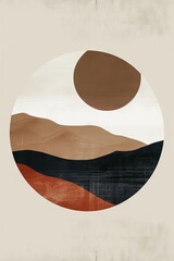 Poster Art: Abstract Landscape