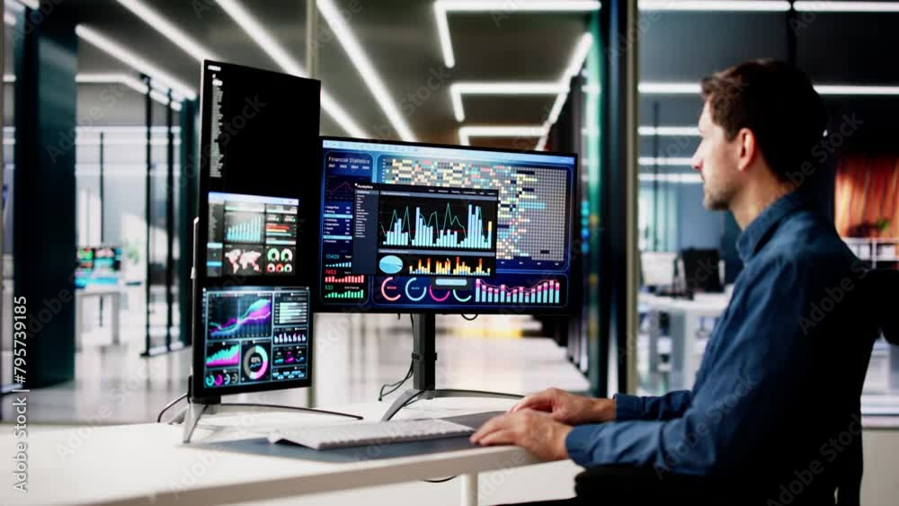 Poster Data Analyst With Data Analytics KPI