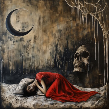 Persona con insomnio, persona durmiendo, on&iacute;rico 