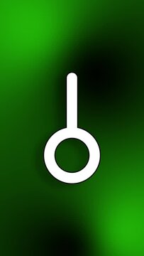 S&iacute;mbolo neutro en pantalla vertical versi&oacute;n 2