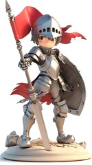 Cute knight character