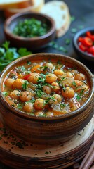 Portuguese Chickpea stew (Feijoada vegetarian)