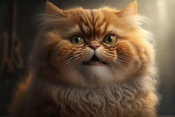 Persian cat portrait