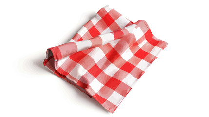 red and white napkin