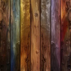 old wood texture background with rainbow colors