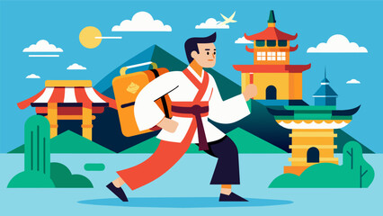 A martial arts master travels to a foreign country to learn and train with a new discipline deepening his understanding and appreciation of